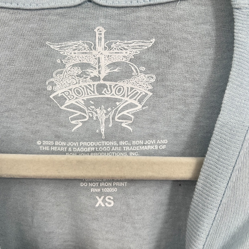 NEW Bon Jovi The American Tour graphic band t-shirt biker indie sleaze retro XS - Picture 6 of 8